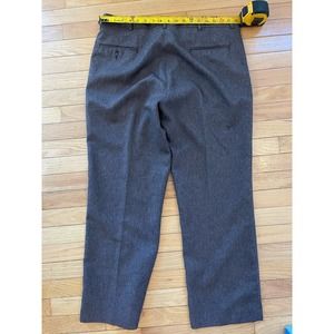 Mens vintage Perma Prest dress pants‎ brown 38x29